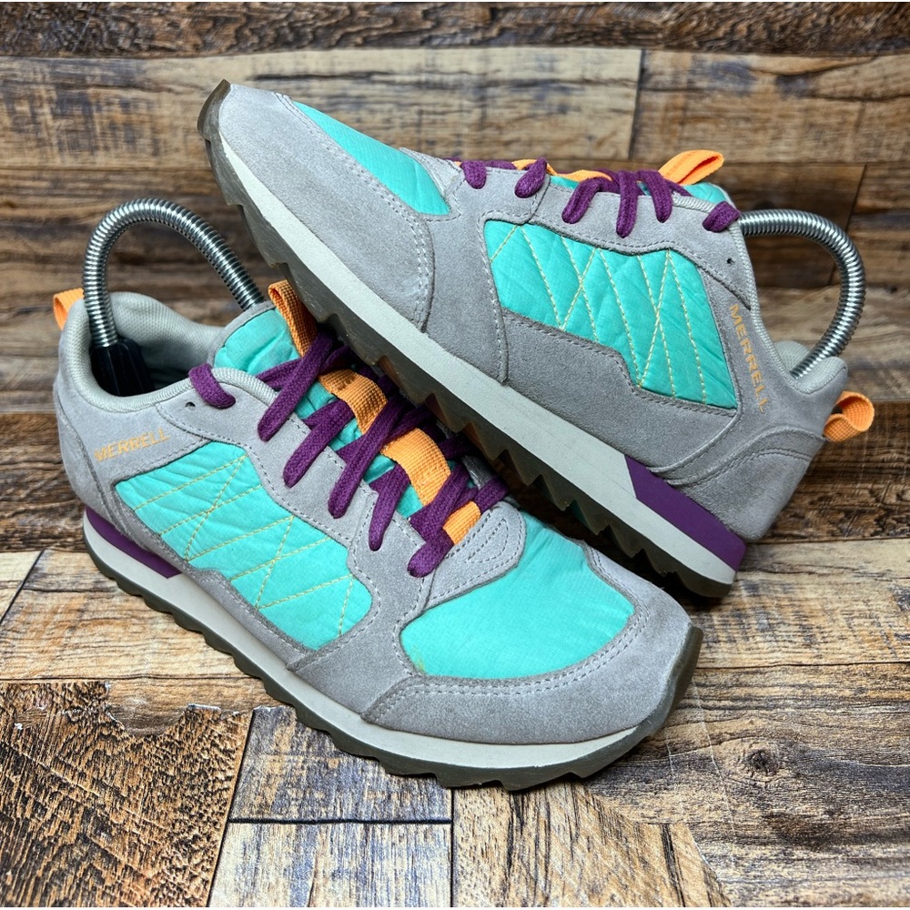 Merrell Women's Athletic Shoes in Teal, Gray, Purple & Orange